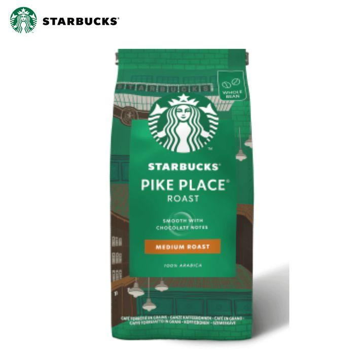 Starbucks 12451937 MEDIUM PIKE PLACE ROAST WHOLE BEAN 200G | TBM Online