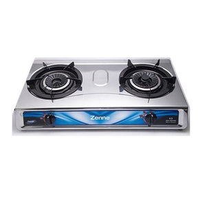 Zenne KGS301C-SS Gas Stove 2 Burner Twister Ss | TBM Online