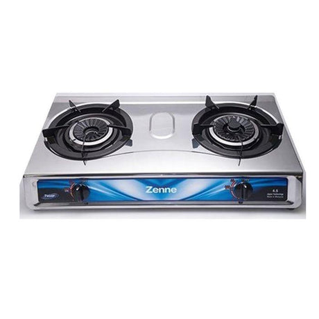 Zenne KGS301C-SS Gas Stove 2 Burner Twister Ss | TBM Online