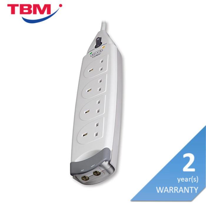 Belkin F9H402SA2M Socket W Surge Protector 4G 1Tv | TBM Online