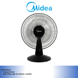 Midea MF-12FT16JC 12" Table Fan Black | TBM Online