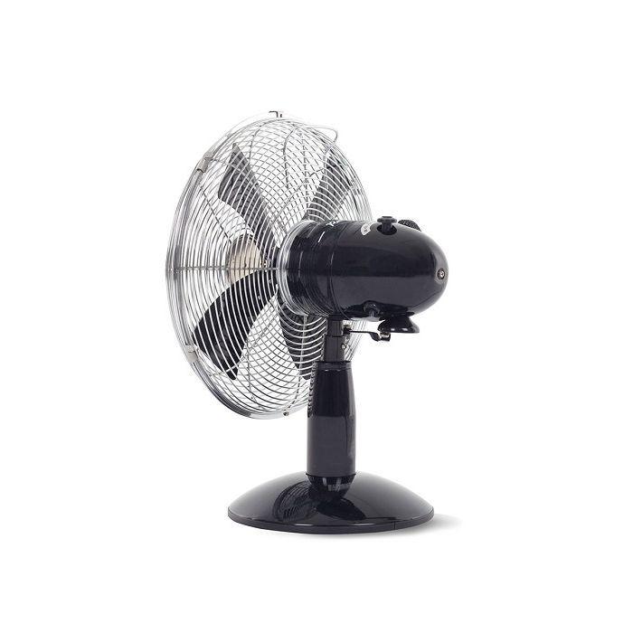 Houm R12 BLACK Table Fan 12" Retro Series | TBM Online