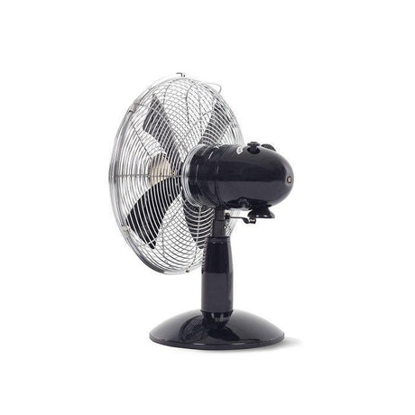 Houm R12 BLACK Table Fan 12" Retro Series | TBM Online
