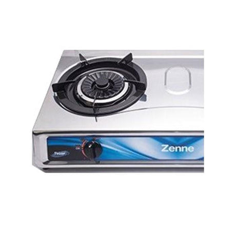 Zenne KGS401C-SS Gas Stove 2 Burner Twister Ss | TBM Online