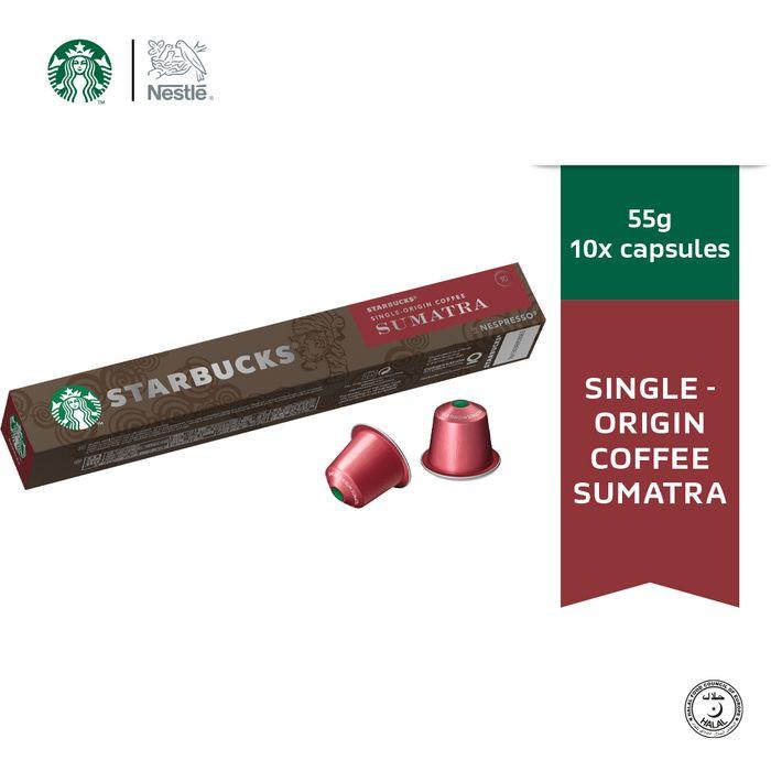 Starbucks 6200193 Nespresso Single-Origin Sumatra Capsules | TBM Online