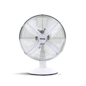 Houm R12 WHITE Table Fan 12" Retro Series | TBM Online