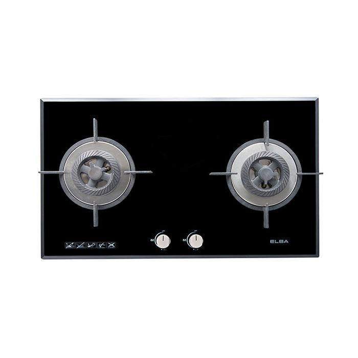 Elba EGH-G8592G(BK) Gas Hob Batt.Ign Tmp.Glass 2B X5.0Kw | TBM Online