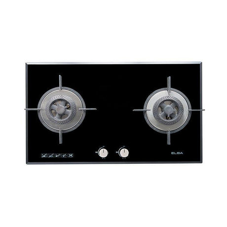 Elba EGH-G8592G(BK) Gas Hob Batt.Ign Tmp.Glass 2B X5.0Kw | TBM Online