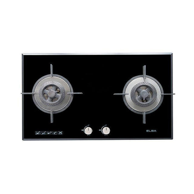 Elba EGH-G8592G(BK) Gas Hob Batt.Ign Tmp.Glass 2B X5.0Kw | TBM Online