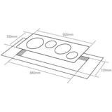 Elba ECH-A9004(ST) Built-In Hob Ceramic | TBM Online