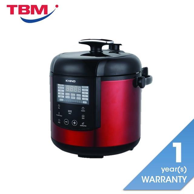 Khind PC6000 Pressure Cooker 6.0L 1000W Red | TBM Online
