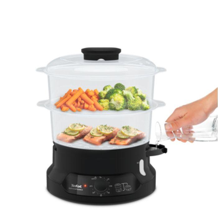 Tefal VC1398 Mini Compact Steamer 6.0L With 2 Bowl | TBM - Your Neighbourhood Electrical Store