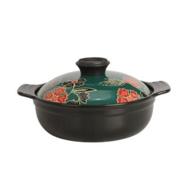 Color King 3339-2800 GREEN Batik Ceramic Stock Pot 2800ML Green | TBM Online