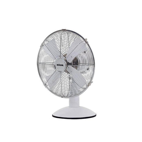 Houm R12 WHITE Table Fan 12" Retro Series | TBM Online