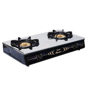 Rinnai RI-602HTB Gas Stove 110Dm X2 Ss Tornado Slim | TBM Online