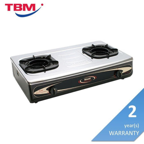 Rinnai RI-712SI Gas Stove 2 Inner Burner S.Valve B.Ign | TBM Online