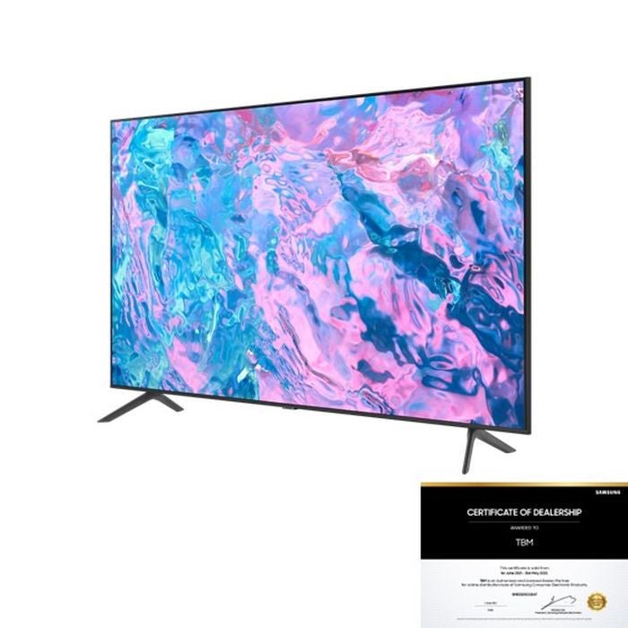 Samsung UA43CU7100KXXM 43" 4K UHD Crystal Smart TV | TBM Online