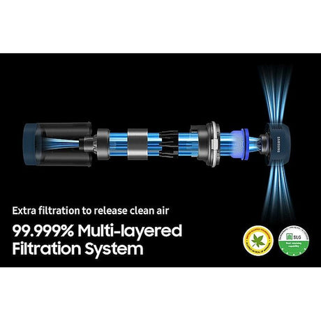 Samsung VS20B958F3B/ME Vacuum Cleaner Bespoke Jet Premium All In One Clean Station 210W Midnight Blue | TBM Online