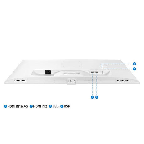 Samsung LS32BM501EEXXS 32" Smart Monitor White | TBM Online