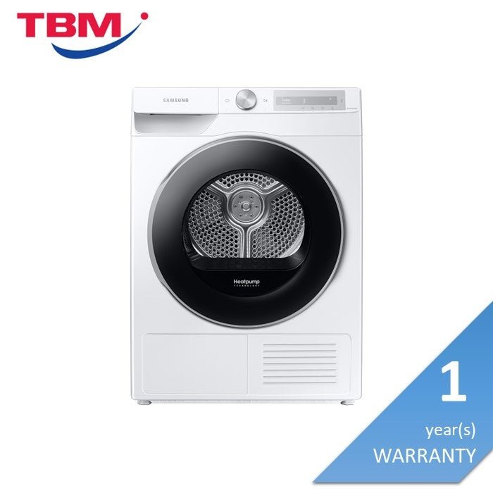 Samsung DV90T6240LH/FQ Heat Pump Dryer AI Control 9.0 kg White | TBM Online