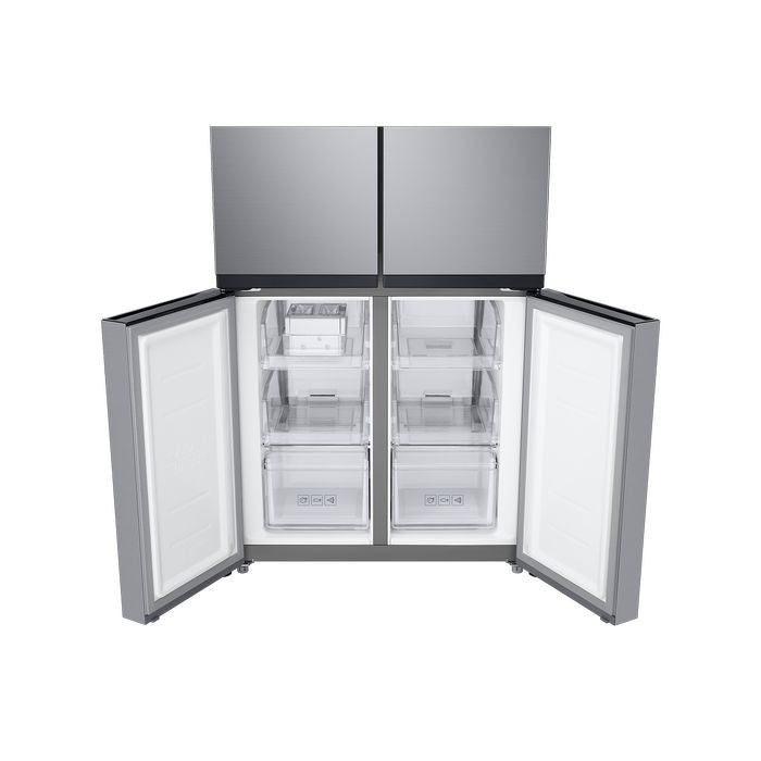 Samsung RF48A4000M9/ME Fridge 4 Doors G511L Digital Inverter Twin Cooling Silver | TBM Online