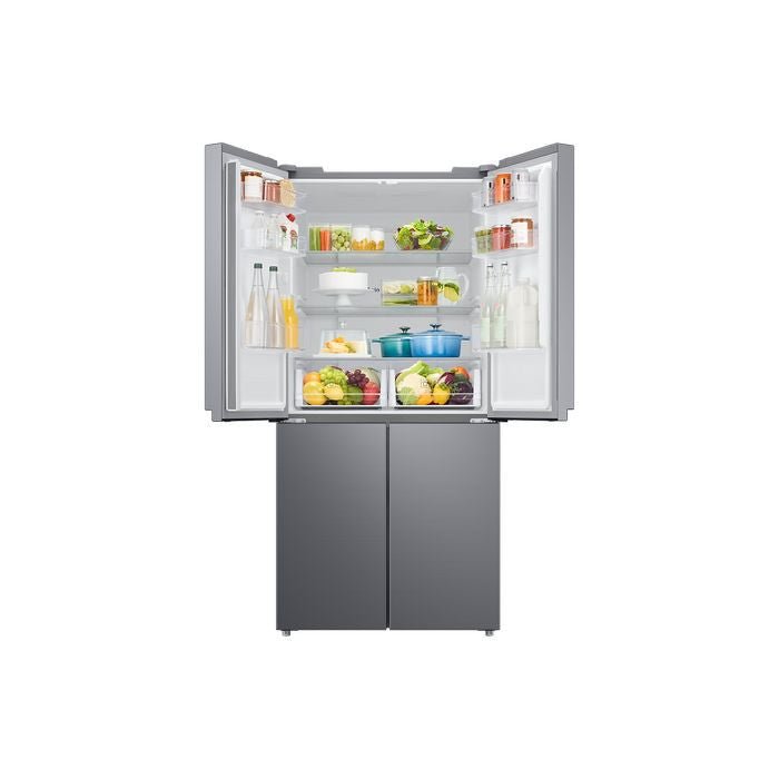 Samsung RF48A4000M9/ME Fridge 4 Doors G511L Digital Inverter Twin Cooling Silver | TBM Online
