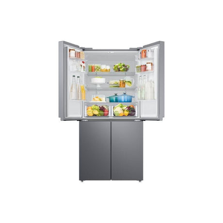 Samsung RF48A4000M9/ME Fridge 4 Doors G511L Digital Inverter Twin Cooling Silver | TBM Online
