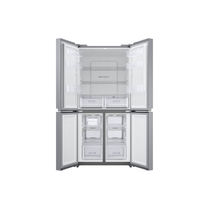 Samsung RF48A4000M9/ME Fridge 4 Doors G511L Digital Inverter Twin Cooling Silver | TBM Online
