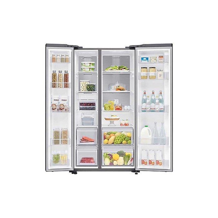 Samsung RS62R5031SL/ME Side By Side Fridge Spacemax Metal Cooling Dit EZ Clean Steel G680L | TBM Online