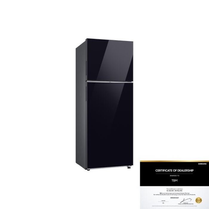 Samsung RT47CB664422ME 2 Doors Fridge BESPOKE Smarthing AI All Around Cooling 476L Clean Black | TBM Online