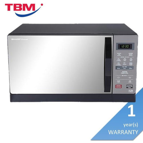 Sharp R357EK Microwave Oven Touch Control Black Colour Grey Cavity Steam Menu Mirror Glass Door | TBM Online