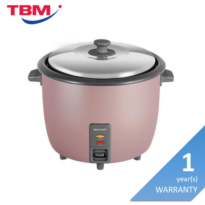 Sharp KSH228SPK Conventional Rice Cooker 2.2L Non Stick Inner Pot Auto Keep Warm Stainless Steel Lid | TBM Online