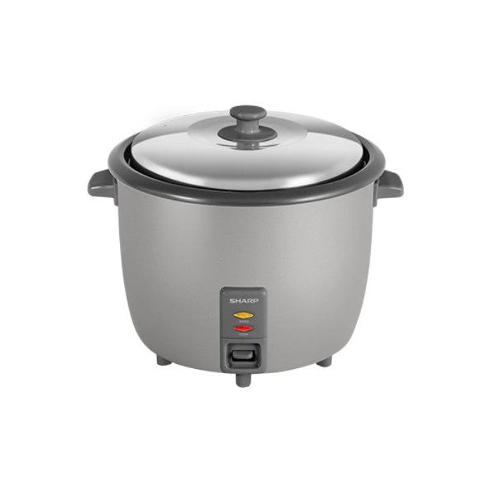 Sharp KSH228SSL Conventional Rice Cooker 2.2L Non Stick Inner Pot Auto Keep Warm Stainless Steel Lid | TBM Online