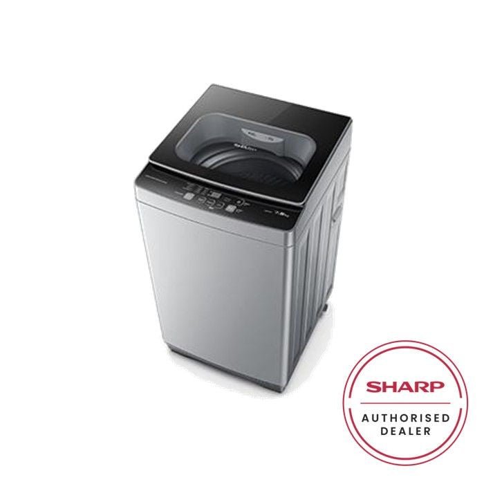 Sharp ESX7021 Top Load Washer Stainless Steel Tub 7.5 KG | TBM Online