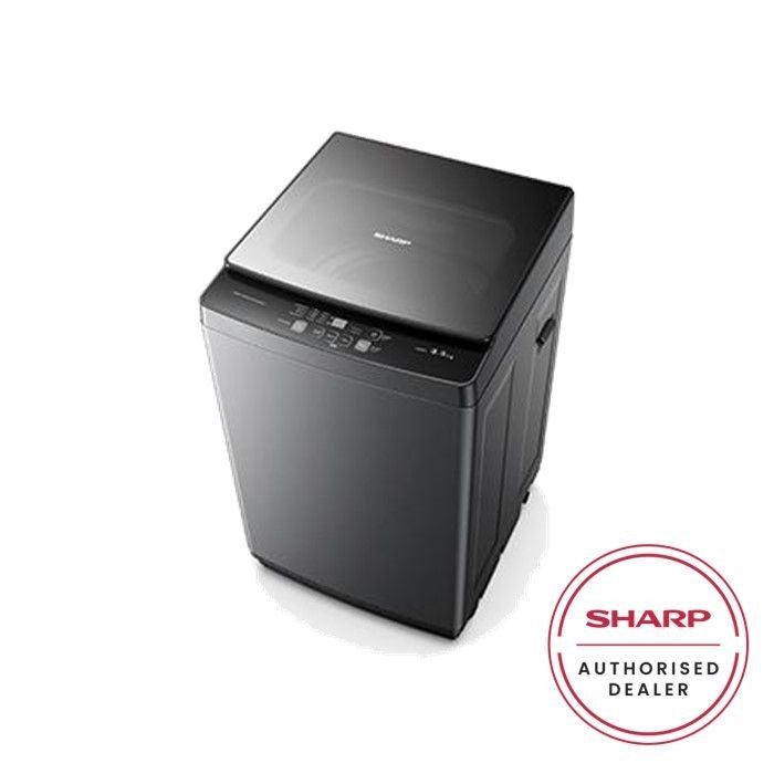 Sharp ESX9521 Top Load Washer LED Display Stainless Steel Tub 9.5 KG | TBM Online