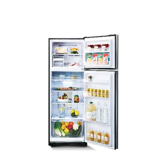 Sharp SJE5381MK 2 Doors Fridge G480L Black | TBM Online