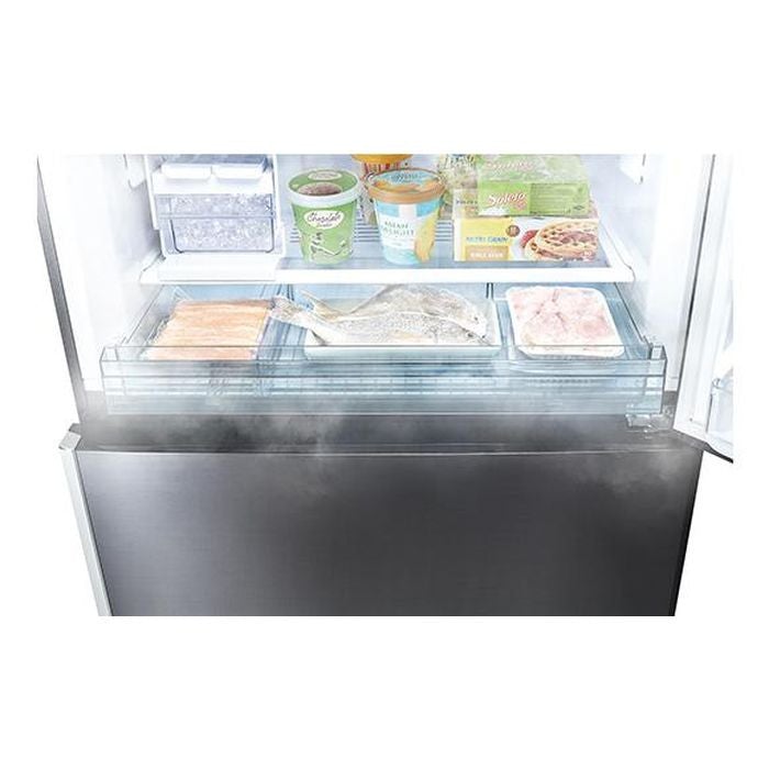 Sharp SJP601MFMS Fridge 2 Doors G610L Inverter Silver Metal | TBM Online