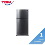 Sharp SJP601MFMS Fridge 2 Doors G610L Inverter Silver Metal | TBM Online