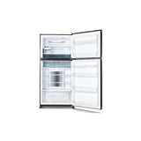 Sharp SJP601MFMS Fridge 2 Doors G610L Inverter Silver Metal | TBM Online