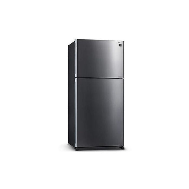 Sharp SJP601MFMS Fridge 2 Doors G610L Inverter Silver Metal | TBM Online