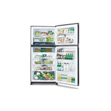 Sharp SJP601MFMS Fridge 2 Doors G610L Inverter Silver Metal | TBM Online
