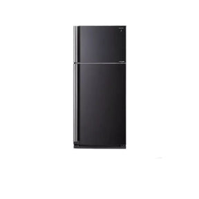 Sharp SJP735MBK Fridge 2 Doors G720L J-TECH Inverter Mega Freezer PCI Indoor Ice Macker Black | TBM Online