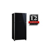 Sharp SJP882MFGK Fridge 2 Doors G720L Inverter Black Glass | TBM Online
