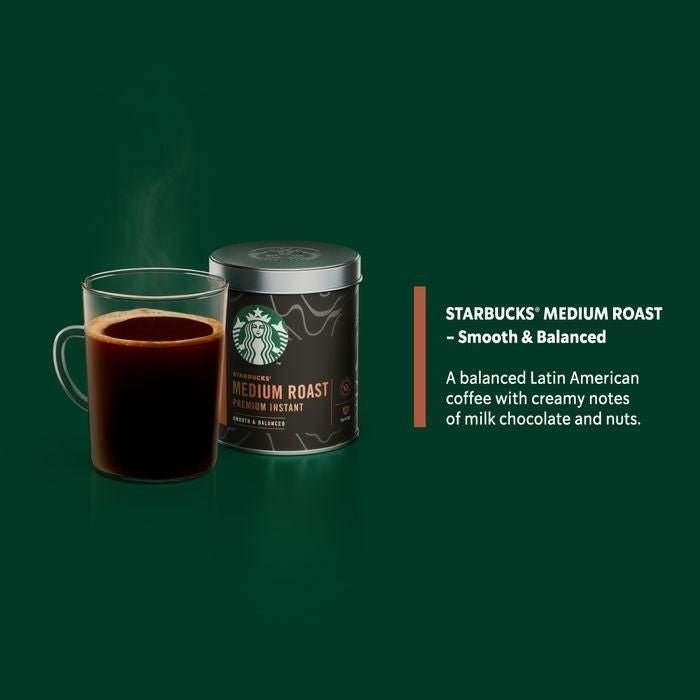 Starbucks 12434403 Premium Pure Soluble Medium Roast | TBM Online