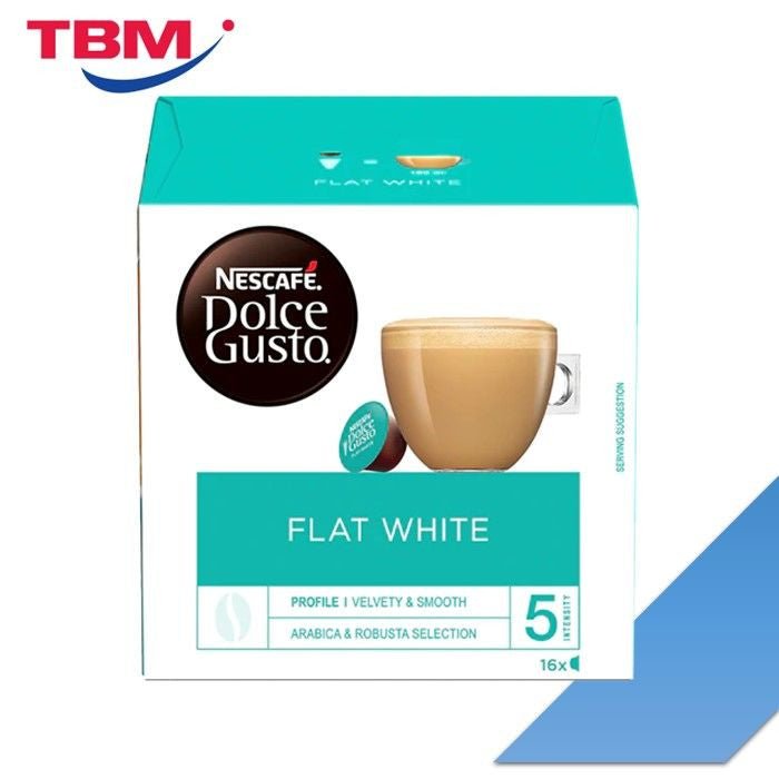 Nescafe Dolce Gusto 12488312 Flat White Capsules | TBM Online