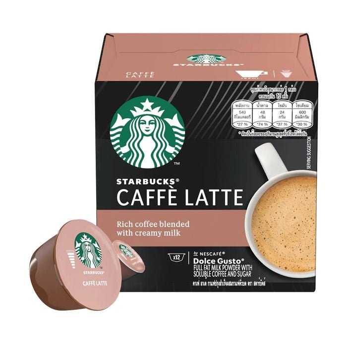 Starbucks Nescafe 12501458 White Cafe Latte Capsules | TBM Online