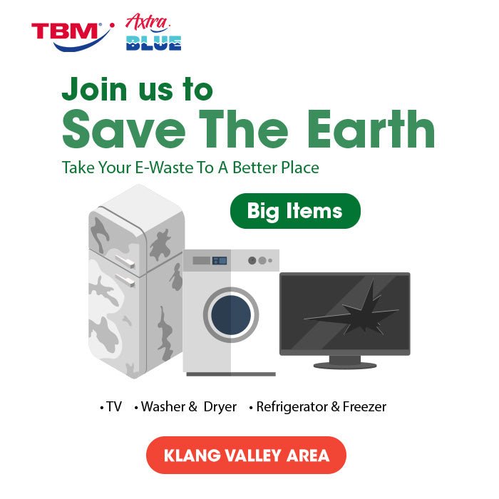 [Klang Valley Only] TBM E-Waste Door to Door Collection Service | TBM Online