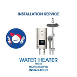 Home Shower with Rain Shower New Installation Work | TBM Online