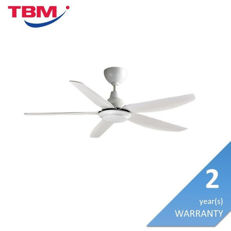 Rubine RCF-FRESCO56-5B-MW Fresco Ceiling Fan 56" 5 Blades Matt White | TBM Online