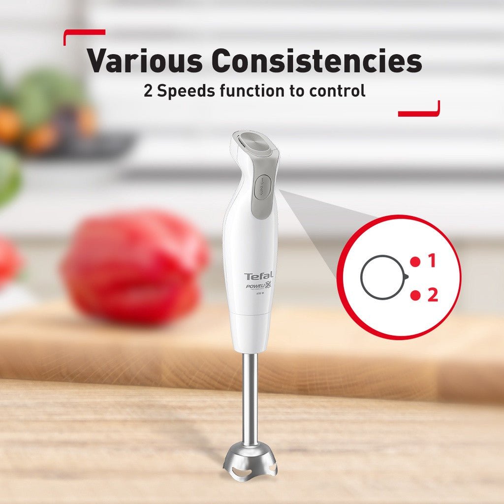 Tefal HB5511 Mix Dailychef White 0.8L Hand Blender | TBM - Your Neighbourhood Electrical Store